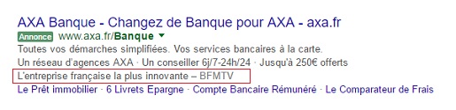 extension avis adwords